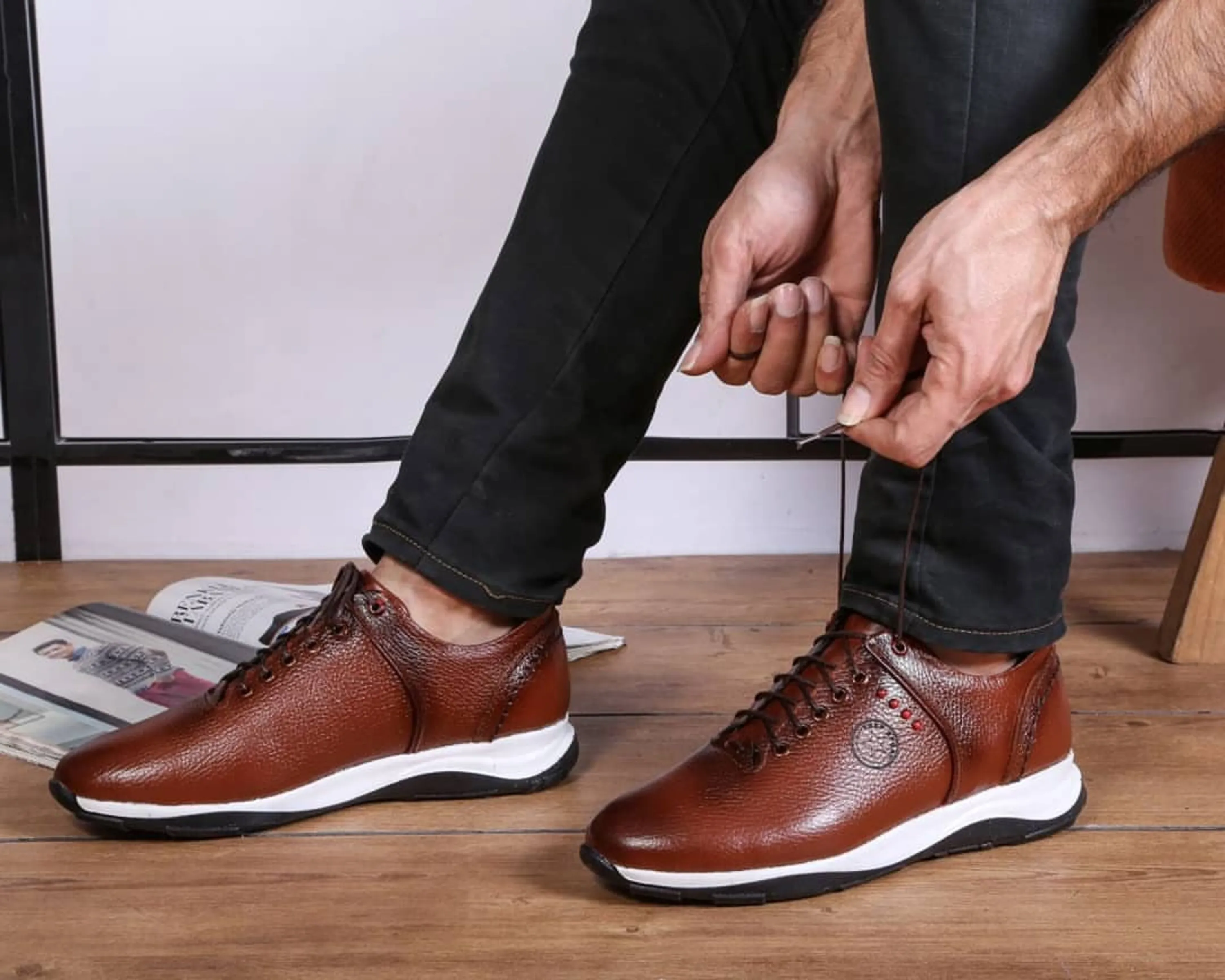 کفش  چرم  مردانه مدل بنیامین کفش  چرم  مردانه مدل بنیامین